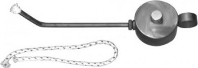 Hammer shank burning lamp without content 