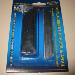 3 REPLACEMENT BLADES & ANVIL for 20662 