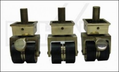 Подвійні роліки для рояля 57 мм Ø 