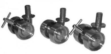 Латунні роліки для концертного рояля 70 мм Ø 