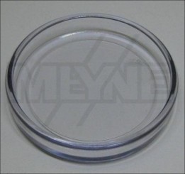 Castor cup  90 mm Ø transparent 