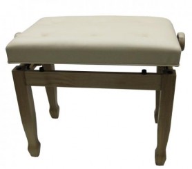 Банкетка для фортепиано. Дуб светлый, матовая. 