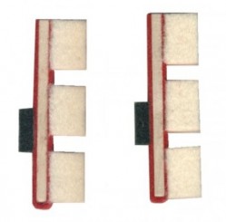 Damper heads bass 67 mm 3-part 