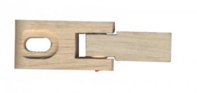 Half blow rail hinge 