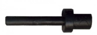 Ending for rod from black soft sculpture 