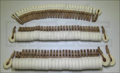 Grand piano hammerheads STEINWAY mod S + M + O bored mahagany 