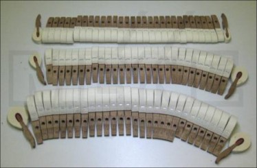 Grand piano hammerheads STEINWAY mod D bored 