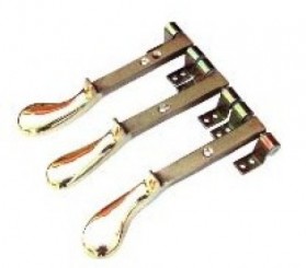 Piano pedal with trapwork pivots 