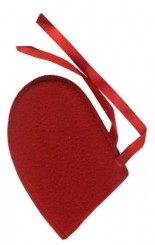 Red felt oedal cover set of 3 