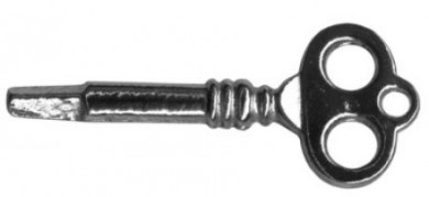 Трехугольные ключи д/пианино никелированые 