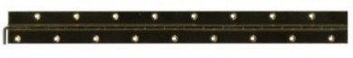 Brass piano top hinges 25 x 260 mm 
