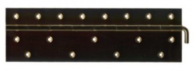 Piano top hinges 23+40 x 203 mm 