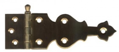 Top hinges flat 45 x 30 + 110 mm brass 
