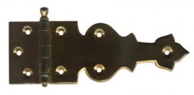 Top hinges flat 50 x 30+120 mm brass 