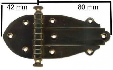 Grand piano hinges; 3 parts 