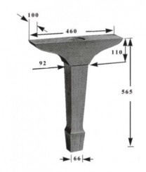 Ножки для конц. рояля (3 шт.) 