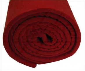 Mechanic felt red 7mm 1,60m broad 