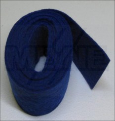 Half-blow rest felt blue 125 x 4cm 