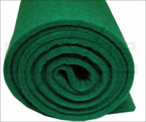 Mechanic felt green 2mm 1,60m broad 