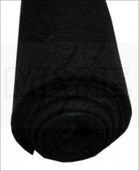 Mechanic felt black 1mm 1,80m broad 
