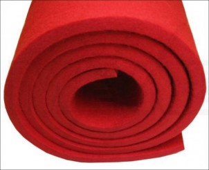 Underfelt for Steinway red 9mm 1,37m broad 