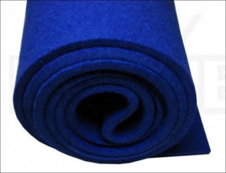 Backcheck felt blue 5 mm 1,40 m breit 