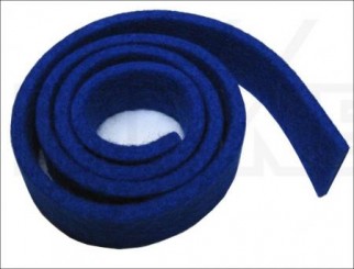 Backcheck felt blue 5 mm 85 x 3 cm 