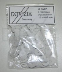 Шайбы бумажные 12 x 0.05 мм. 1.000 шт. 