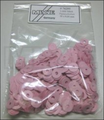 Balance rail washers paper 12 x 0,20 mm 1000 pcs 