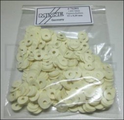 Balance rail washers paper 12 x 0.30 mm  1000 PCS 