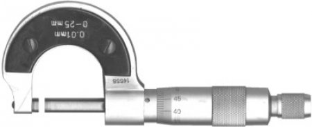 Микрометр хомутиком 0 - 25 мм 