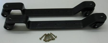 Safety castors black primer 280 mm 