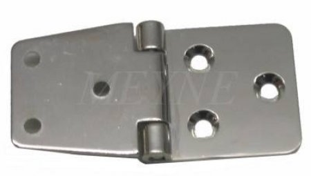 Piano top stop hinges 40 x 80 mm nickel plated polish 