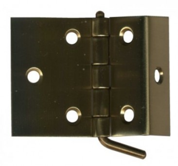 Top hinges 50 x 17+20+40 mm brass 