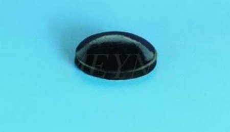 100 Rubber buttons self adhesive 8 Ø x 2,2 mm black 