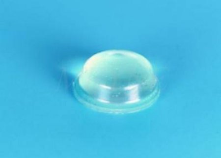 100 Rubber buttons self adhesive 11 Ø x 5 mm clear 
