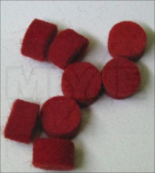 Action regulating washers  11 x 6mm red 